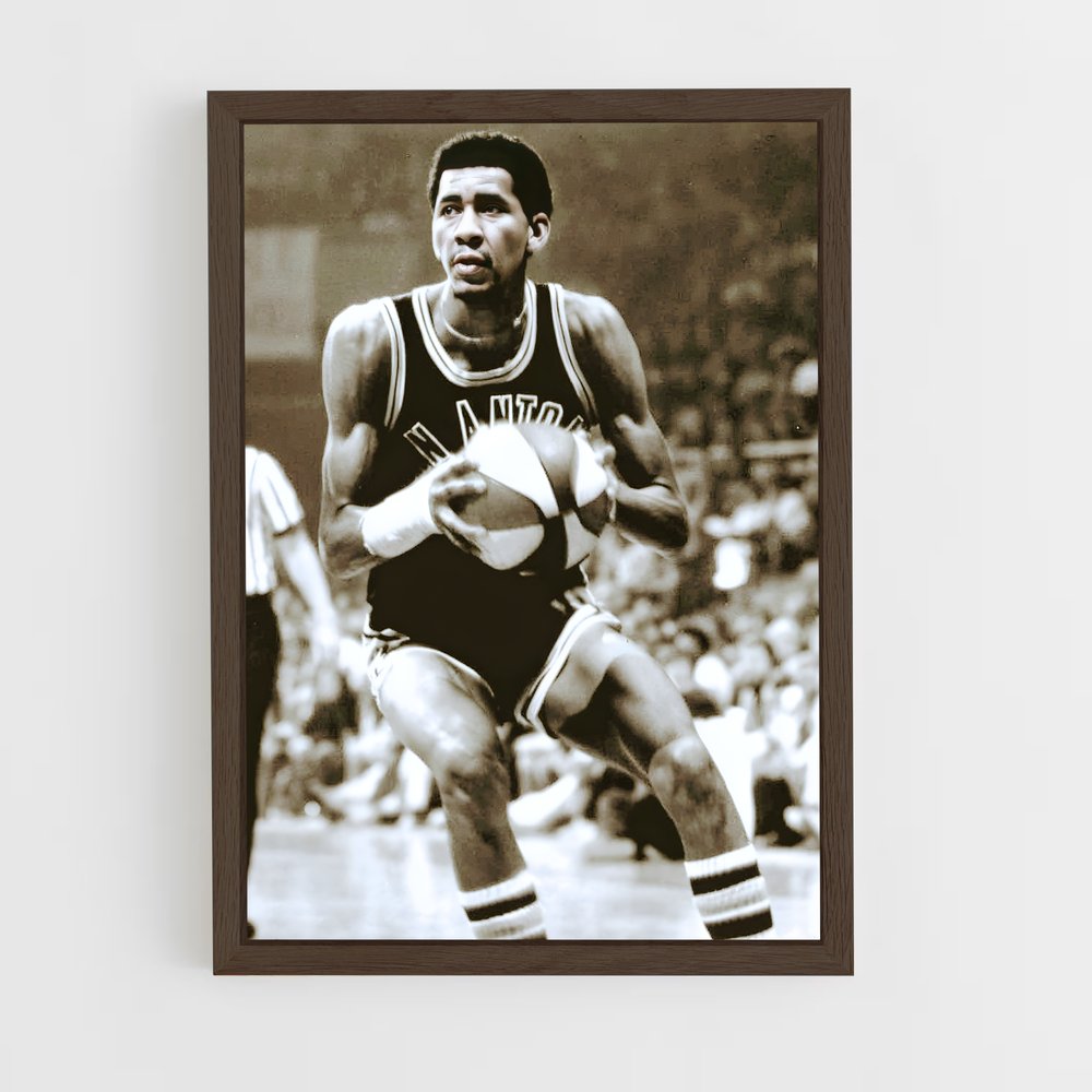 Poster Gervin au Panier – affiche Basketball (vue 5)